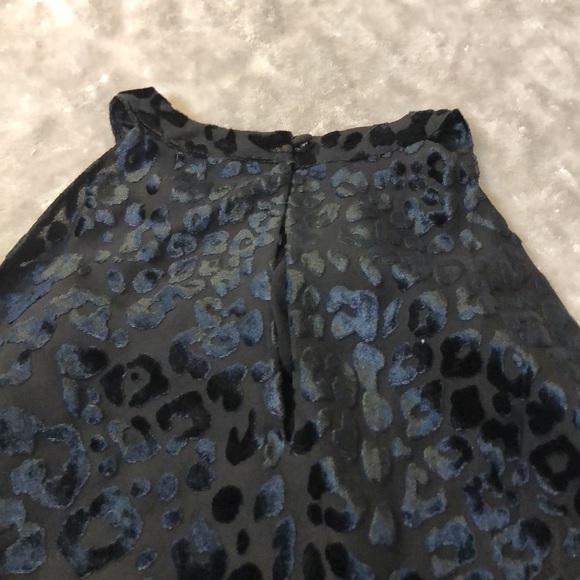 NWOT WHBM sleeveless leopard print blouse - Picture 6 of 6